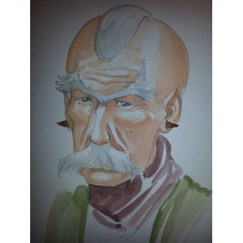 Le feul EO avec dédicace aquarelle Magnifique - Image