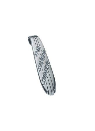 Pendentif  Le surfer d'Argent - Image