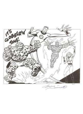 Les Fantastiques - Joe Sinnott signé - Image