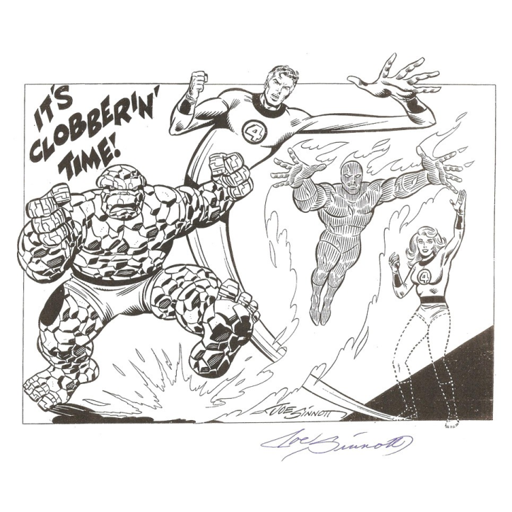 Les Fantastiques - Joe Sinnott signé - Image