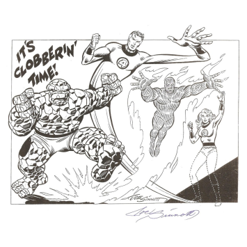 Les Fantastiques - Joe Sinnott signé - Image