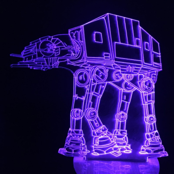 Marcheur impérial - Star Wars - Lampe 3D USB - Image