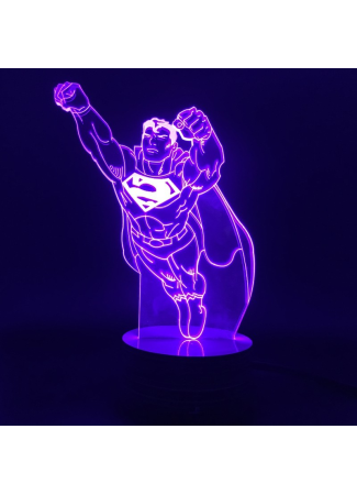 Superman- Lampe 3D USB DC Comics