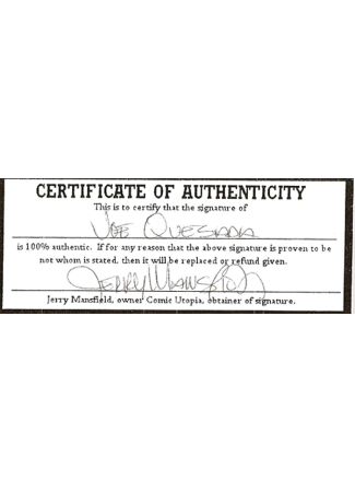 Daredevil - Joe Quesada - EO U.S Signé