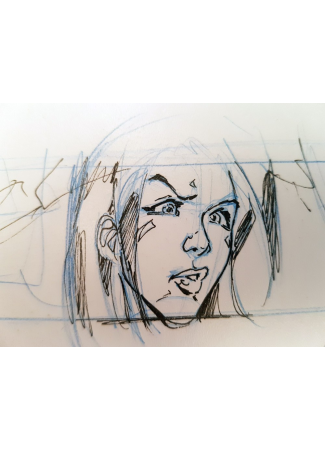 Rare Tessa crayonné & signé - Image