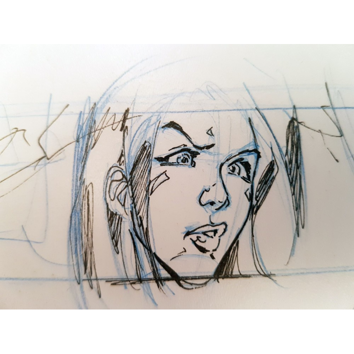 Rare Tessa crayonné & signé - Image