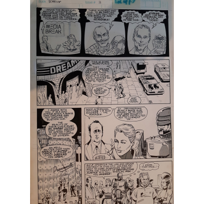 ROBOCOP Planche Originale -- Lee Sullivan N°3 page 9 - Image