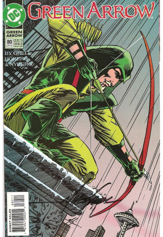 Green Arrow 80 - Signé par Mike Grell