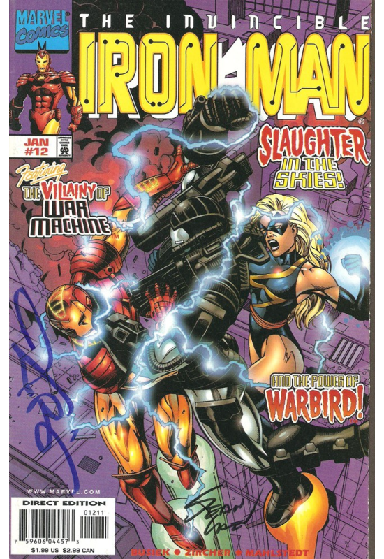 Iron-Man 12 - signé par Sean Chen Iron-Man 12 - signé par Sean Chen