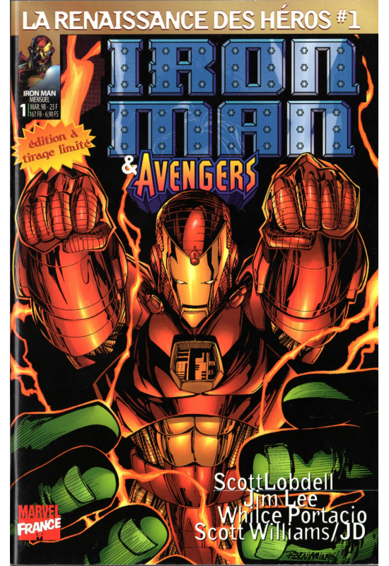 Rare Iron Man Tirage limité 1998 Rare Iron Man Tirage limité 1998