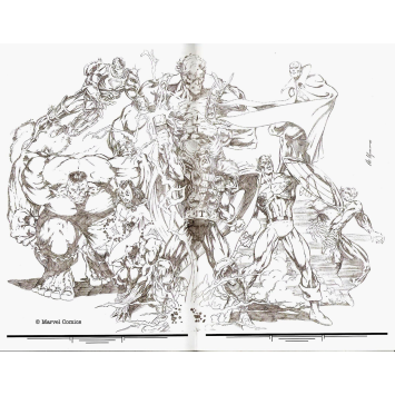 Sketchbook - M C Wyman - signé - Image