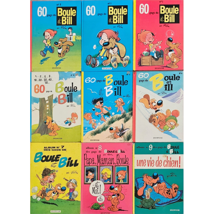 Lot Boule et bill 1 à 16