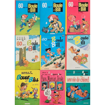 Lot Boule et bill 1 à 16