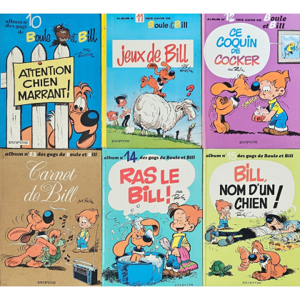 Lot Boule et bill 1 à 16