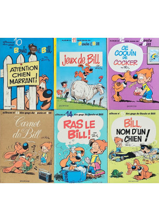 Lot Boule et bill 1 à 16