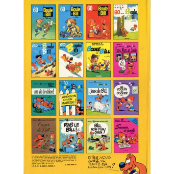 Boule et Bill 17 Tu te rappelles, Bill ? édition Originale 1980