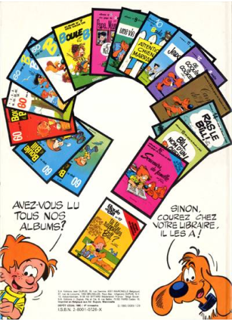 Boule et Bill 18 Bill est maboul édition Originale 1980