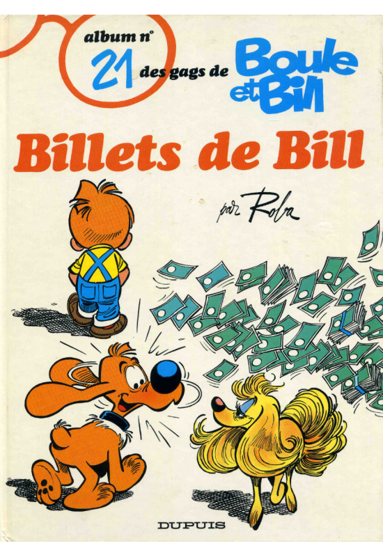 Boule et Bill 21 Globe Trotters édition Originale 1987