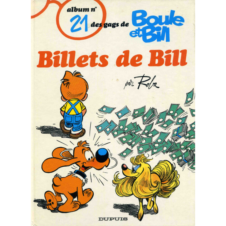 Boule et Bill 21 Globe Trotters édition Originale 1987