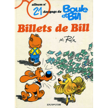 Boule et Bill 21 Globe Trotters édition Originale 1987
