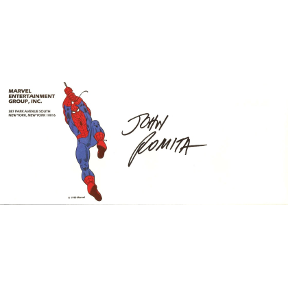 Enveloppe Marvel Signé par John Romita - Image