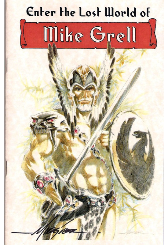 Sketchbook - Mike Grell - Signé Sketchbook - Mike Grell - Signé