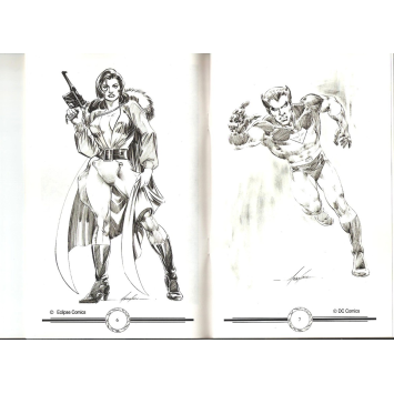 Sketchbook - Mike Grell - Signé - Image