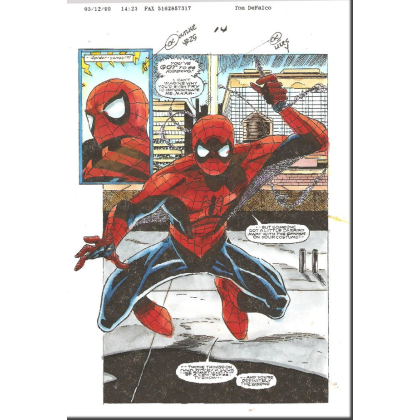 Spider-Girl 10 p 14 Splash Spider-Man - Image