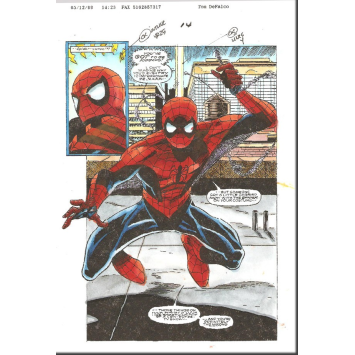 Spider-Girl 10 p 14 Splash Spider-Man - Image