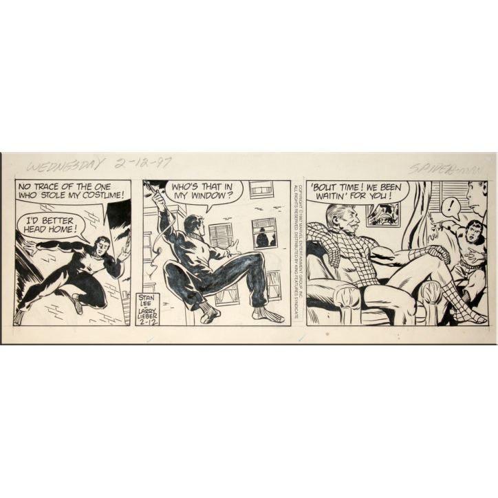 Spider-Man Stan Lee / Larry Lieber 2-12-(97?) - Image