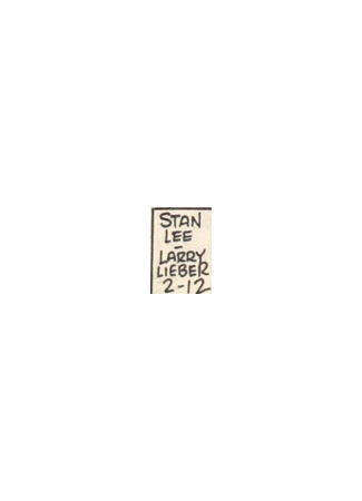 Spider-Man Stan Lee / Larry Lieber 2-12-(97?)