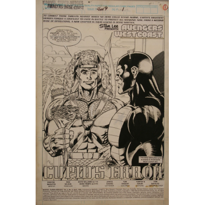 Vengeurs de la côte ouest N°9 Splash page 1 - Image