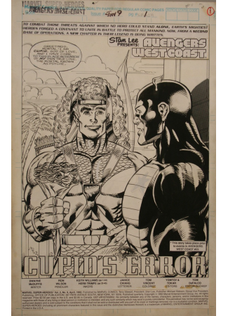 Vengeurs de la côte ouest N°9 Splash page 1 - Image