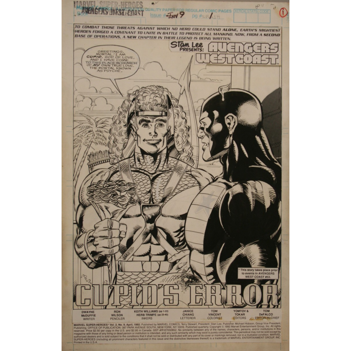 Vengeurs de la côte ouest N°9 Splash page 1 - Image